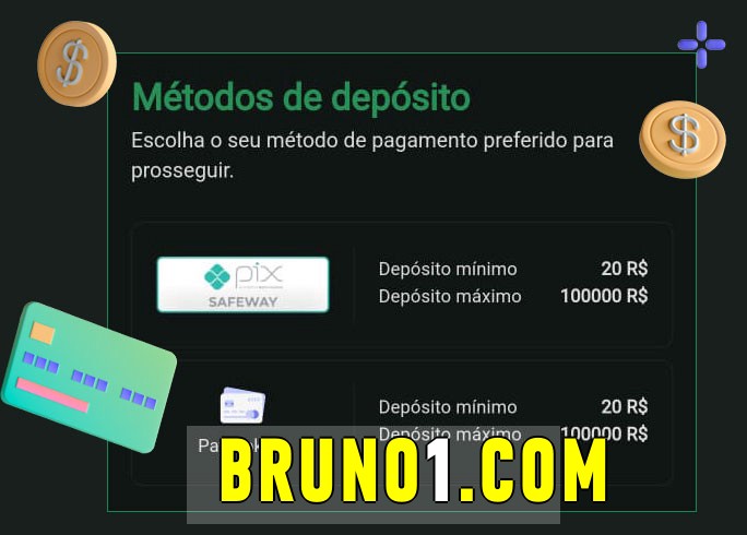 O cassino bruno bet oferece uma grande variedade de métodos de pagamento